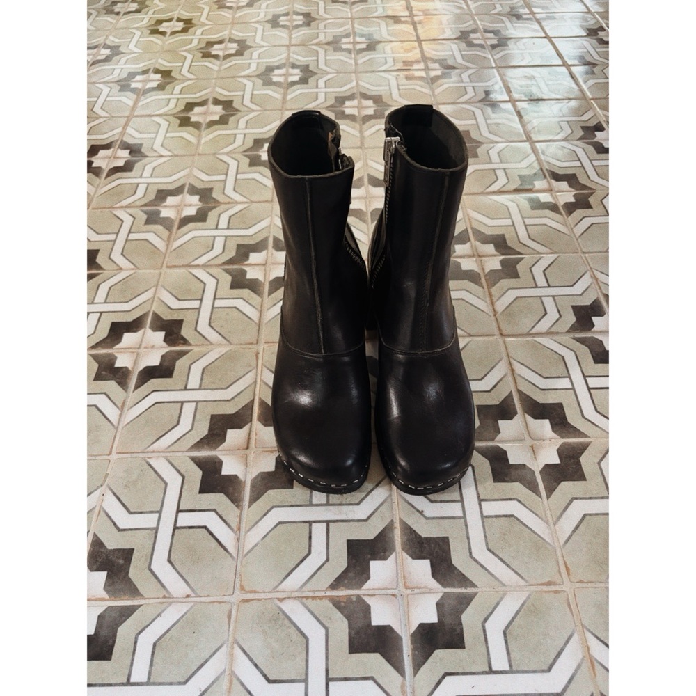 Swedish Hasbeens Black Boots